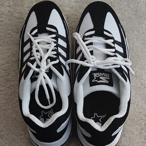Men's Black and White Sneakers